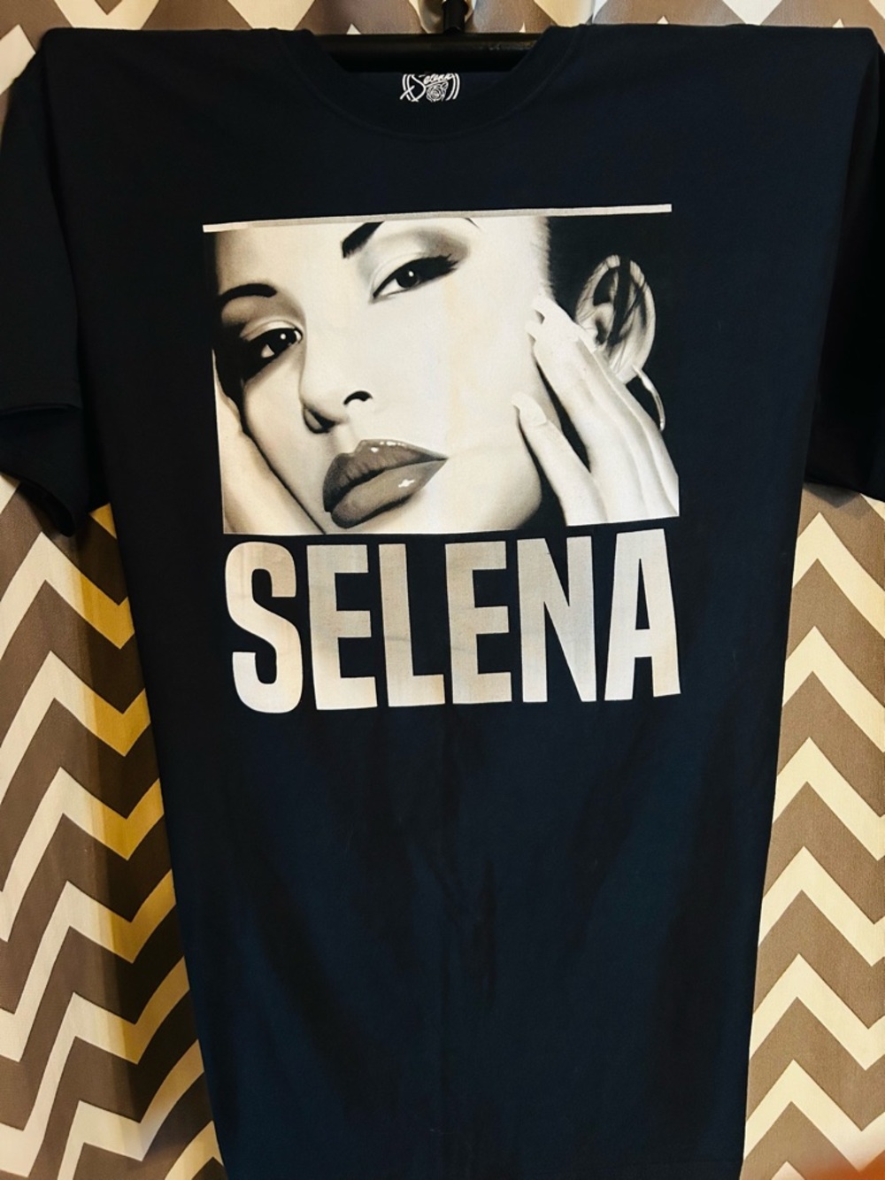 SELENA Black Graphic Tee